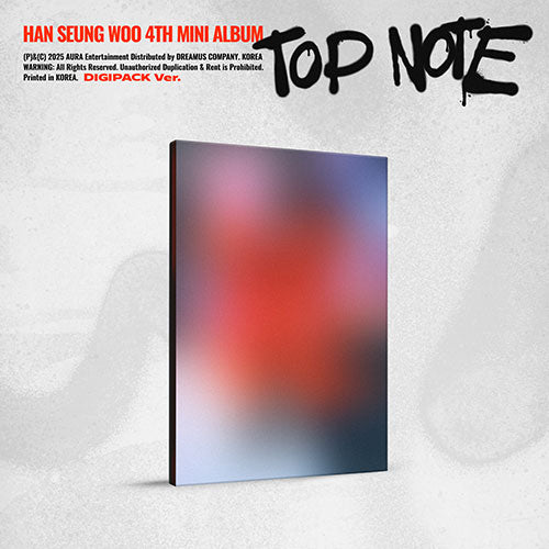 HAN SEUNG WOO 4th Mini Album 'TOP NOTE' (Digipack Ver.)