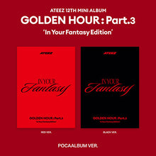 Load image into Gallery viewer, ATEEZ 12th Mini Album &#39;GOLDEN HOUR : Part.3 [In Your Fantasy Edition]’ (POCAALBUM VER.)
