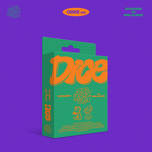 [PREORDER] ZOONIZINI 1st EP 'DICE' (ODDS ver.)