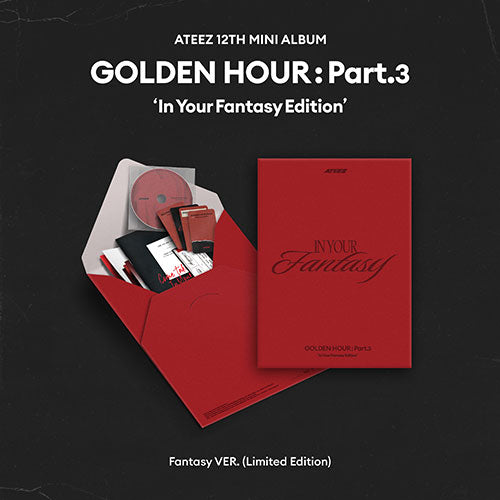 ATEEZ 12th Mini Album 'GOLDEN HOUR : Part.3 [In Your Fantasy Edition]’ (Fantasy Ver./ Limited)