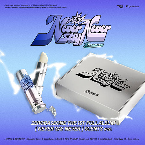 [PREORDER] ZEROBASEONE 1st Full Album 'NEVER SAY NEVER' (Scents Ver.)