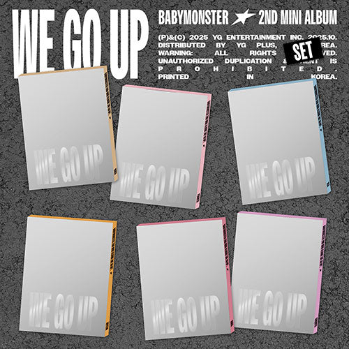 [PREORDER] BABYMONSTER 2nd Mini Album 'WE GO UP' (Pattern Ver.)