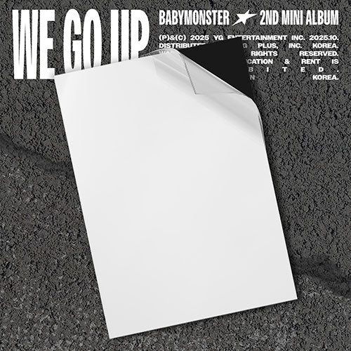 [PREORDER] BABYMONSTER 2nd Mini Album 'WE GO UP' (Photobook Ver.)