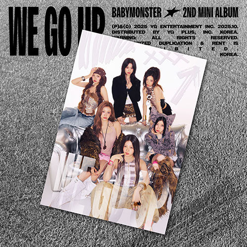 BABYMONSTER 2nd Mini Album 'WE GO UP' (Postcard Ver.)