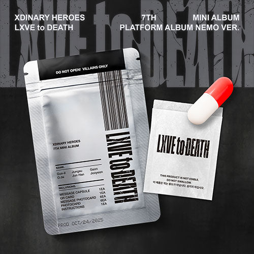 [PREORDER] Xdinary Heroes 7th Mini Album 'LXVE to DEATH' (Platform Ver.)