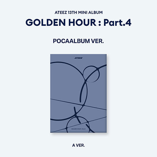 未開封 ATEEZ GOLDEN HOUR Pt.4 POCA 3形態 30枚 ATEEZ 13th Mini Album 'GOLDEN HOUR : Part.4' (POCAALBUM Ver.) – K