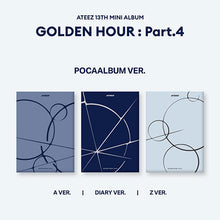 Load image into Gallery viewer, [PREORDER] ATEEZ 13th Mini Album 'GOLDEN HOUR : Part.4' (POCAALBUM Ver.)
