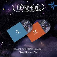 Load image into Gallery viewer, [PREORDER] HEART OF WOMAN The 1st Album 'Heart Byte : LEGACY' (One Dream Ver.)
