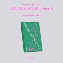 Load image into Gallery viewer, [PREORDER] ATEEZ 14th Mini Album 'GOLDEN HOUR : Part.5' (POCAALBUM Ver.)
