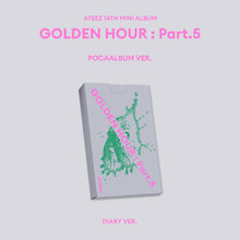 Load image into Gallery viewer, [PREORDER] ATEEZ 14th Mini Album 'GOLDEN HOUR : Part.5' (POCAALBUM Ver.)
