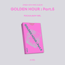 Load image into Gallery viewer, [PREORDER] ATEEZ 14th Mini Album 'GOLDEN HOUR : Part.5' (POCAALBUM Ver.)
