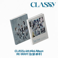 Load image into Gallery viewer, [PREORDER] CLASSy 4th Mini Album 'RE:BOOT [Tear Drop]'
