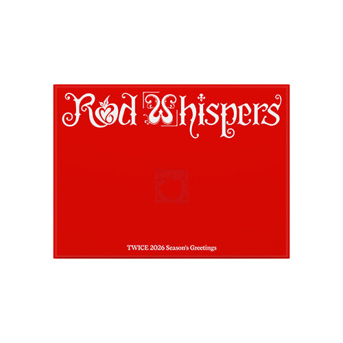 [PREORDER] TWICE 2026 Season's Greetings 'RED WHISPERS'