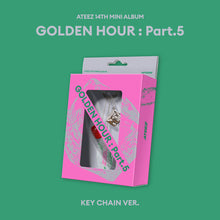 Load image into Gallery viewer, ATEEZ 14th Mini Album 'GOLDEN HOUR : Part.5' (Key Chain Ver.)
