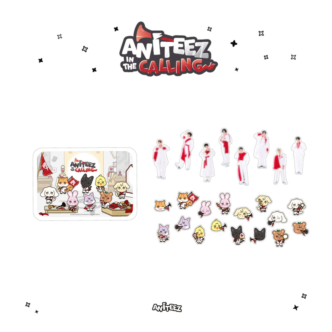 [PREORDER] ATEEZ ‘ANITEEZ IN THE CALLING’ Official MD - Tin Case Sticker Set