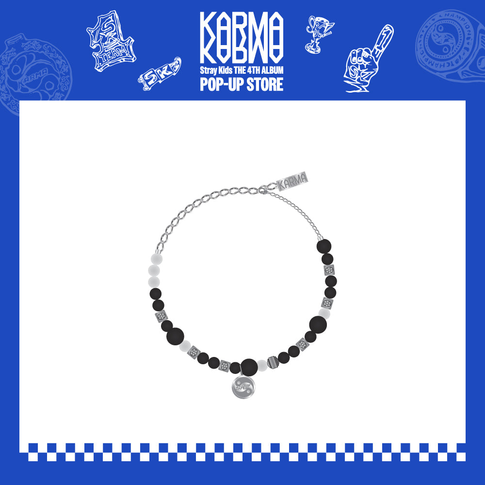 [PREORDER] Stray Kids 'KARMA' POPUP STORE Official MD  - Yin Yang Bracelet