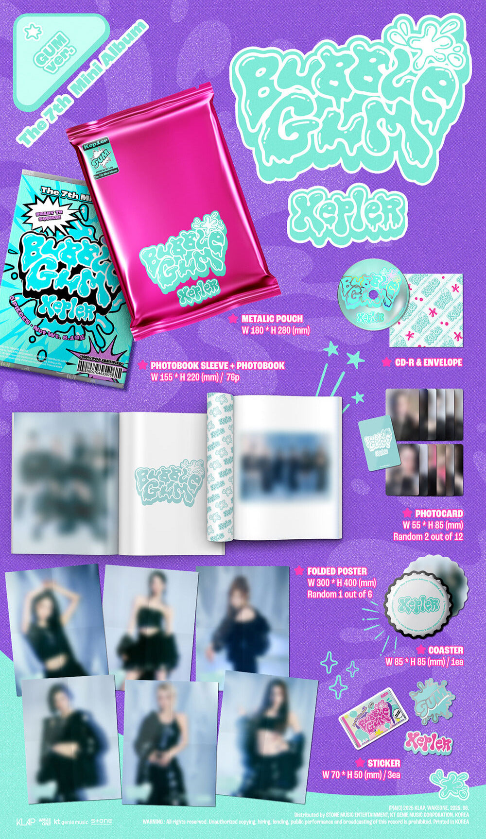Kep1er 7th Mini Album 'BUBBLE GUM' (Photobook Ver.) – K-POP BAZAAR