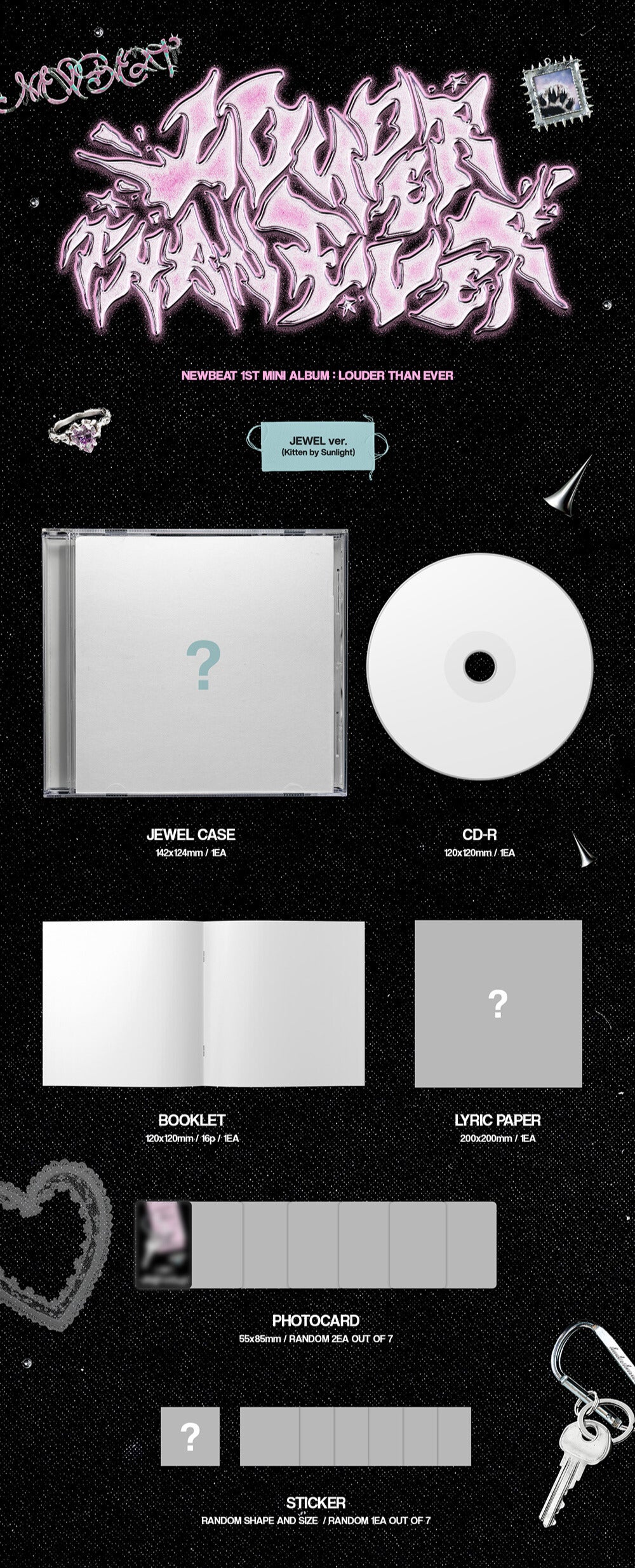 [PREORDER] NEWBEAT 1st Mini Album 'LOUDER THAN EVER' (Jewel Ver.)