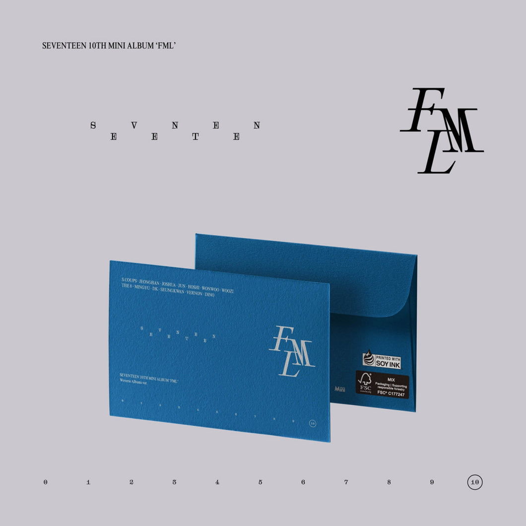Seventeen 10th Mini Album 'FML' (Weverse Albums ver.),