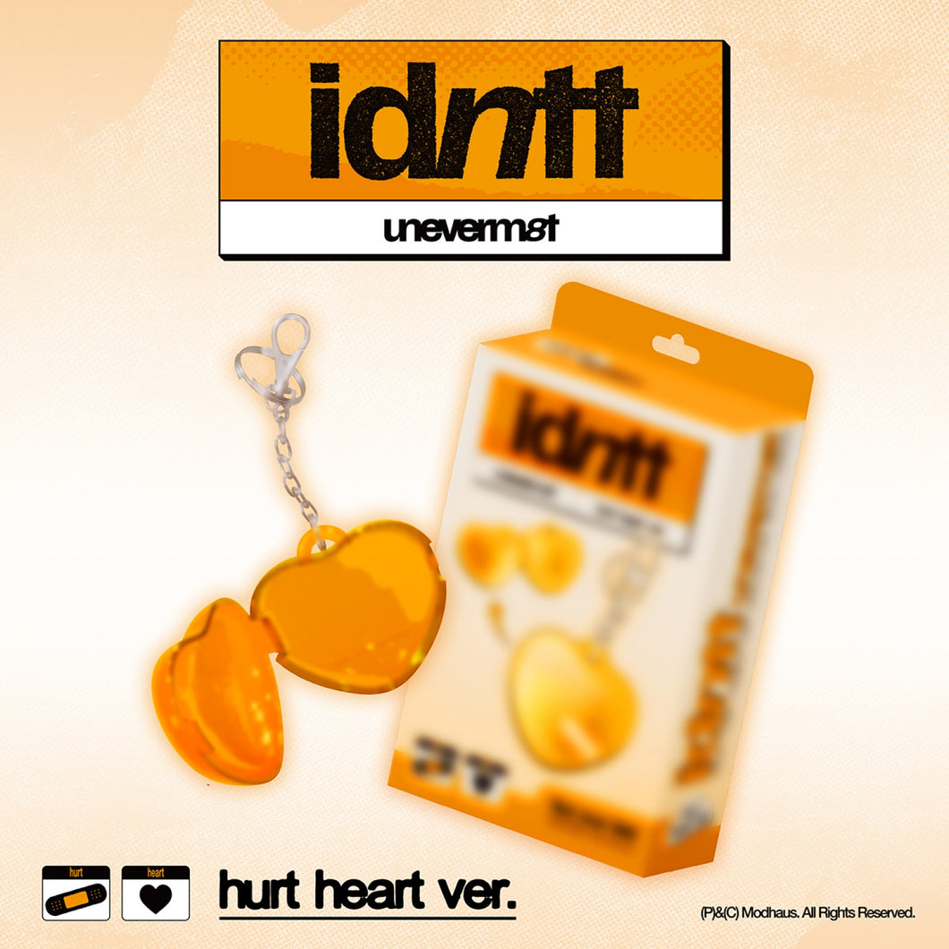 idntt 1st Debut Album 'unevermet' (Hurt Heart Ver.)