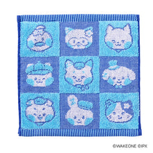 Load image into Gallery viewer, ZEROBASEONE Official Zeroni Lottery MD 'Indigo Flower Pop' - Denim-Style Hand Towel
