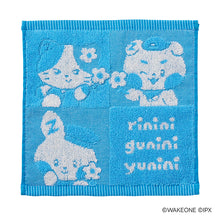 Load image into Gallery viewer, ZEROBASEONE Official Zeroni Lottery MD 'Indigo Flower Pop' - Denim-Style Hand Towel
