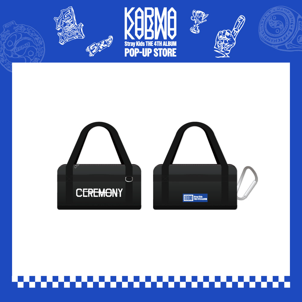 [PREORDER] Stray Kids 'KARMA' POPUP STORE Official MD  - SKZOO Duffle Bag