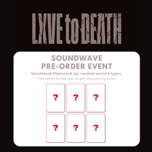 Load image into Gallery viewer, [PREORDER] Xdinary Heroes 7th Mini Album &#39;LXVE to DEATH&#39; (MD Ver.) + Store Benefit
