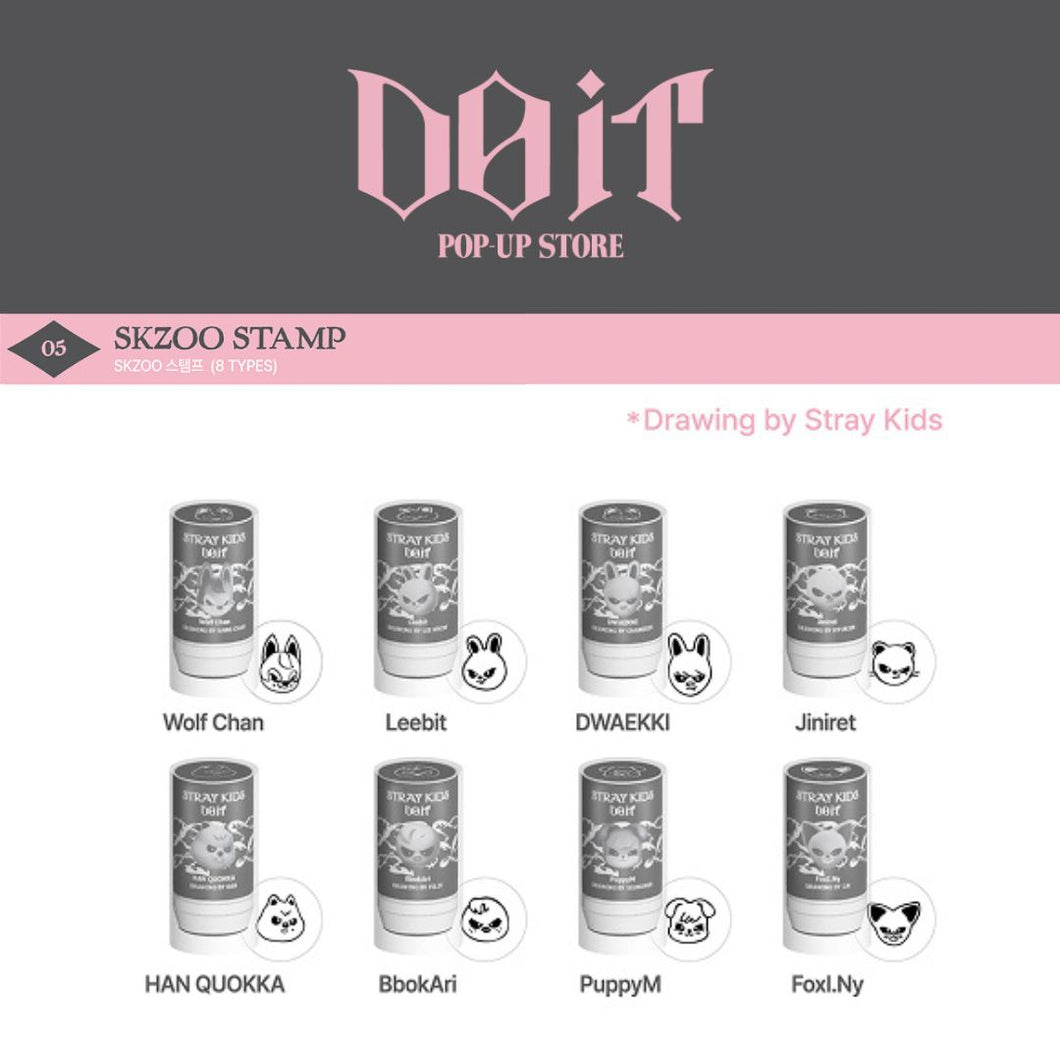 [PREORDER] Stray Kids 'DO IT' POP-UP STORE Official MD - SKZOO Stamp