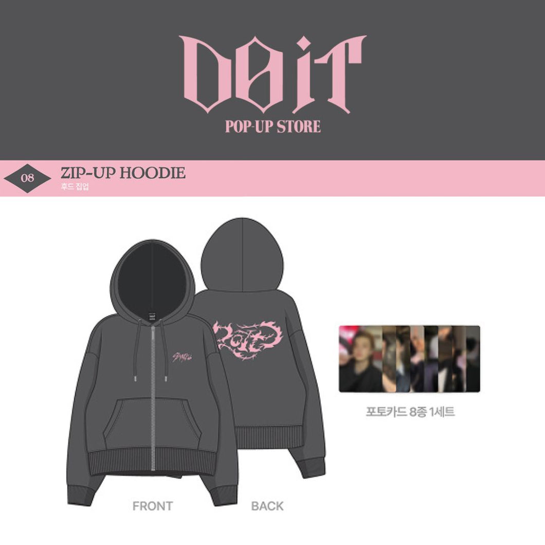 [PREORDER] Stray Kids 'DO IT' POP-UP STORE Official MD - Zip-up Hoodie
