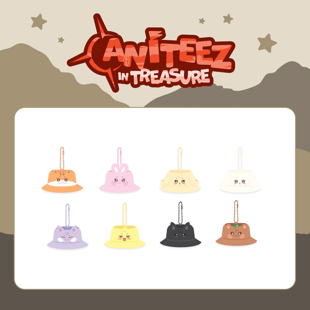 ATEEZ x ANITEEZ 'ANITEEZ IN TREASURE' Official MD - Bucket Hat Keyring