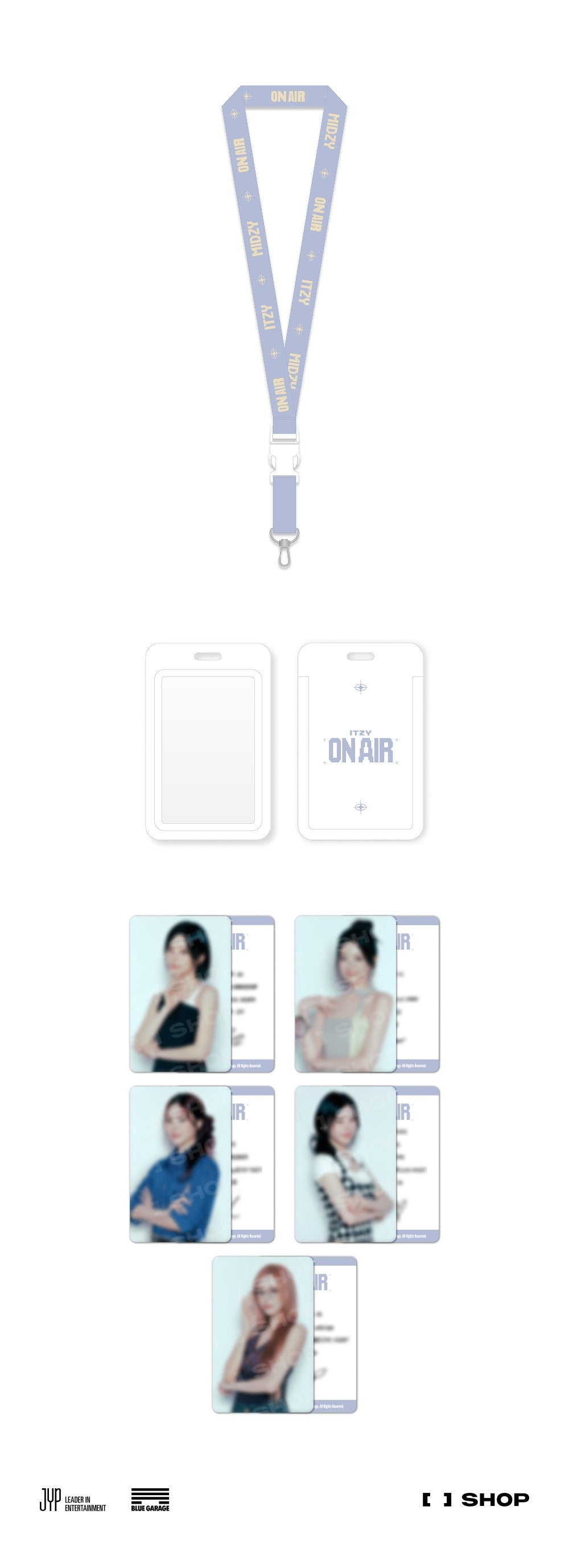 ITZY イェジ ラントレ 6枚 セット ポップアップ PREORDER] ITZY x TWINZY POP-UP STORE 'ON AIR' OFFICIAL MD