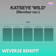 Load image into Gallery viewer, [PREORDER] KATSEYE 3rd Mini Album 'WILD' (Member Ver.) + Weverse Shop Benefit

