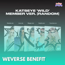 Load image into Gallery viewer, KATSEYE 3rd Mini Album 'WILD' (Member Ver.) + Weverse Shop Benefit
