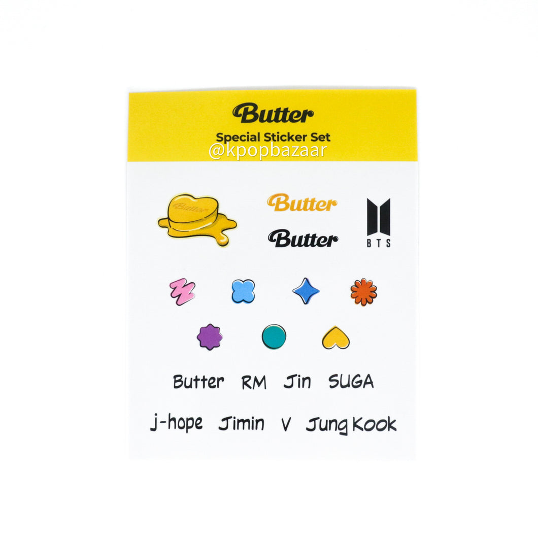 BTS Butter Apple Music Benefit - Sticker Sheet