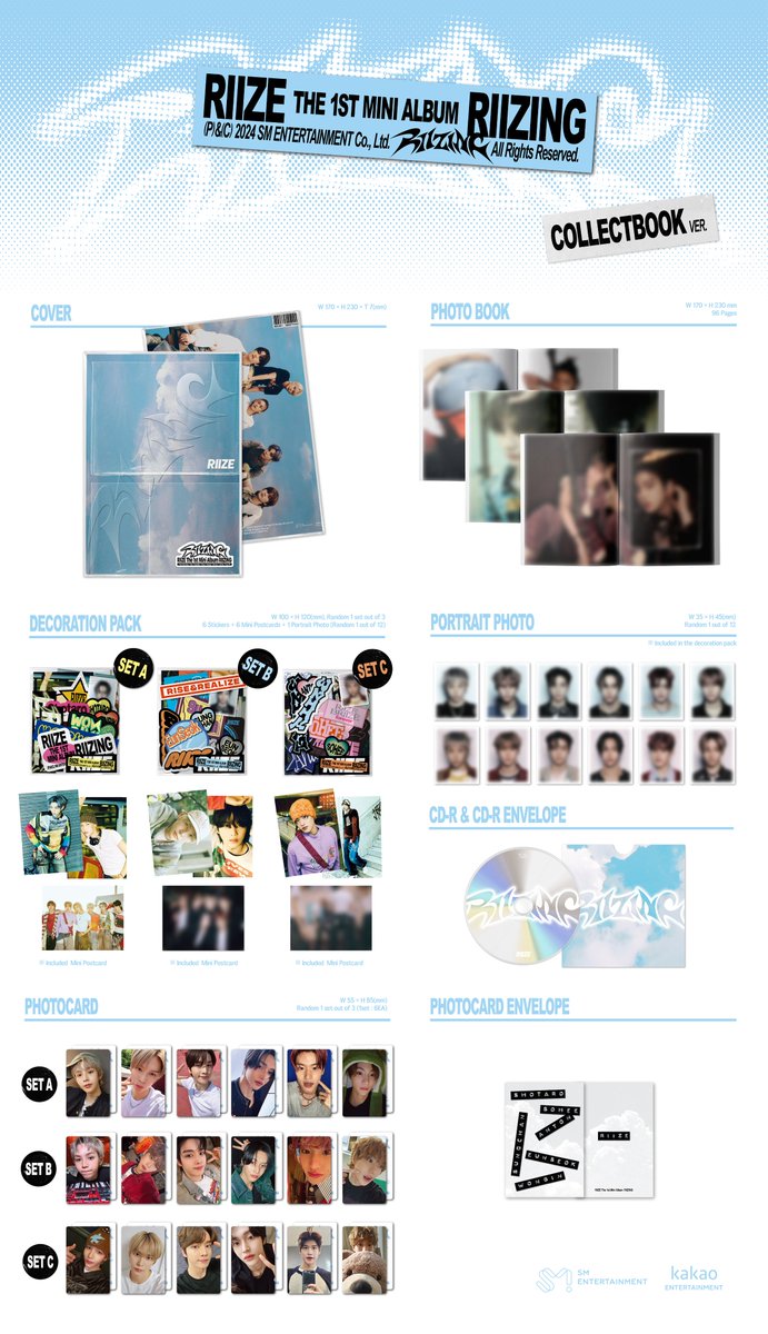 RIIZE 1st Mini Album 'RIIZING' (Collect Book Ver.) – K-POP BAZAAR