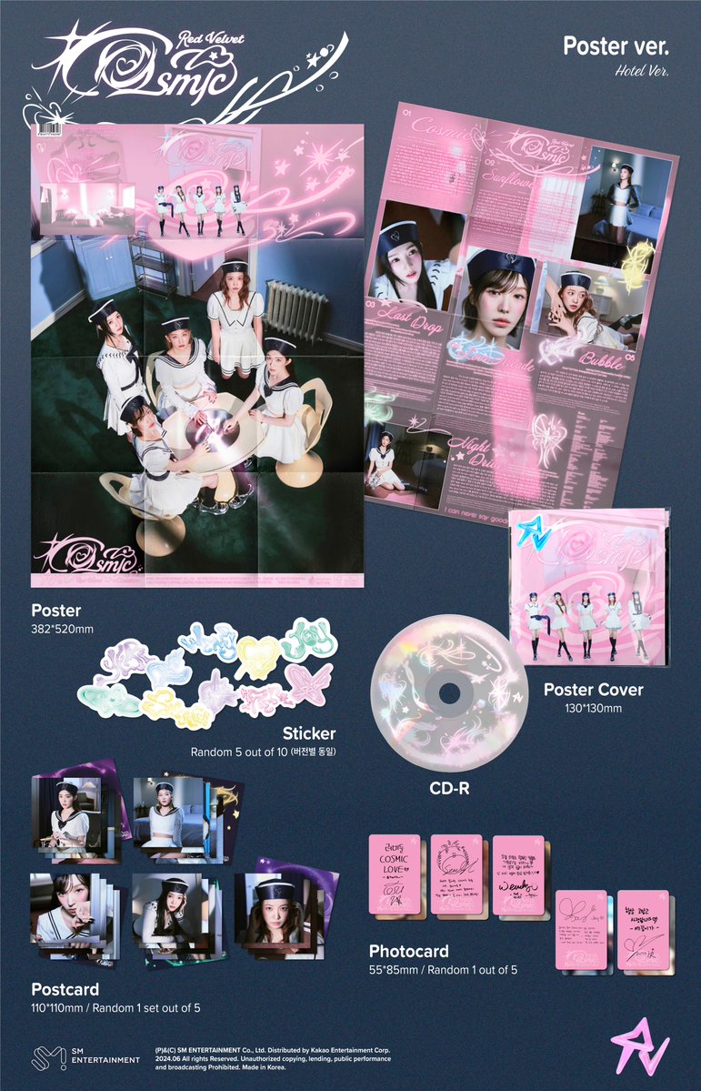Red Velvet 'Cosmic' (Poster Ver.) – K-POP BAZAAR