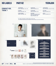 Load image into Gallery viewer, YEONJUN (TXT) 'NO LABELS: PART 02' (Compact Ver.) + Weverse Shop Benefit

