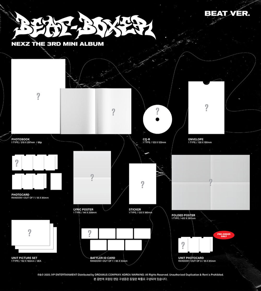 [PREORDER] NEXZ 3rd Mini Album 'Beat-Boxer'