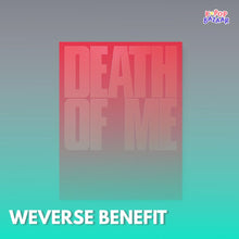 Load image into Gallery viewer, [PREORDER] EVAN 1st Mini Album 'DEATH OF ME' + Weverse Shop Benefit
