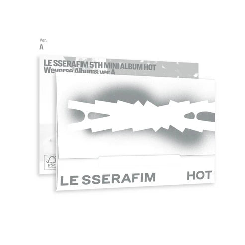 LE SSERAFIM 5th Mini Album 'HOT' (Weverse Albums Ver.)