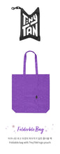 Load image into Gallery viewer, BTS TinyTAN &#39;Purple Holidays&#39; Official MD - Foldable Bag
