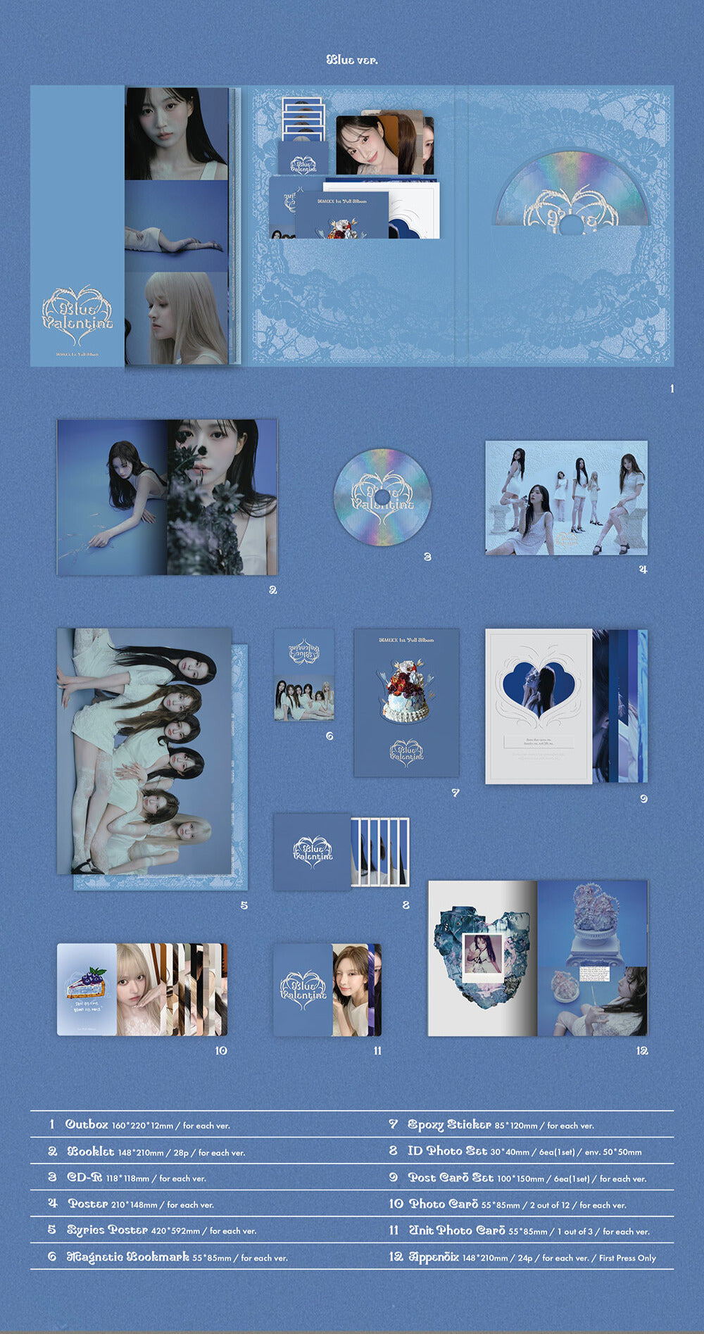 NMIXX 1st Full Album 'Blue Valentine' – K-POP BAZAAR