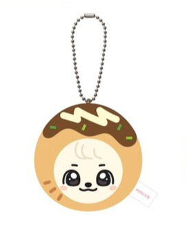 IVE x MINIVE POP-UP STORE 'MINIVE SCHOOL' in TOKYO Official MD - Face Keyring (Takoyaki Ver.)