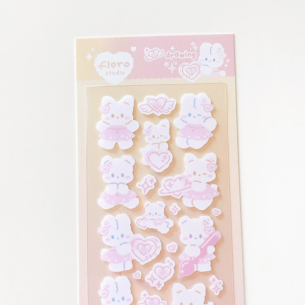 Floro Sticker - Drawing