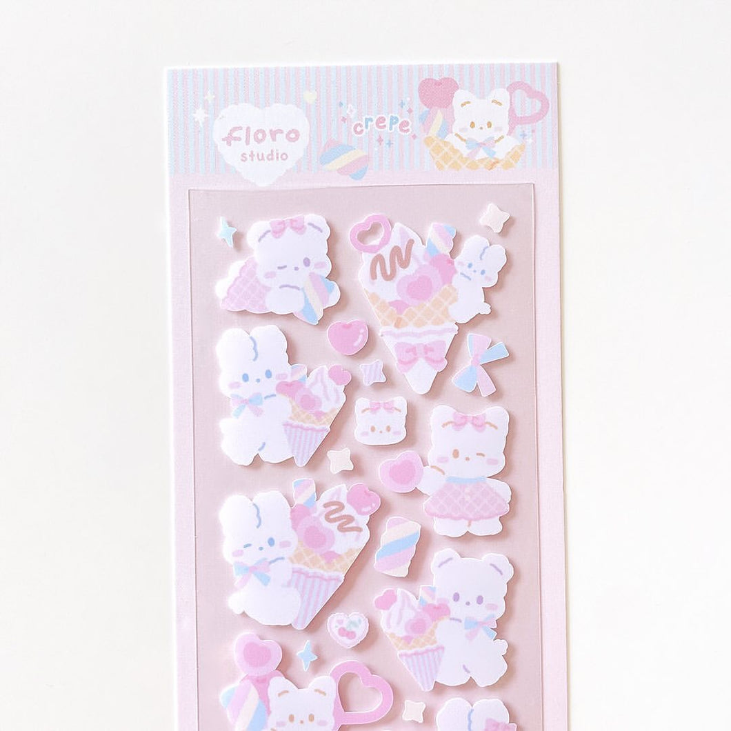 Floro Sticker - Crepe