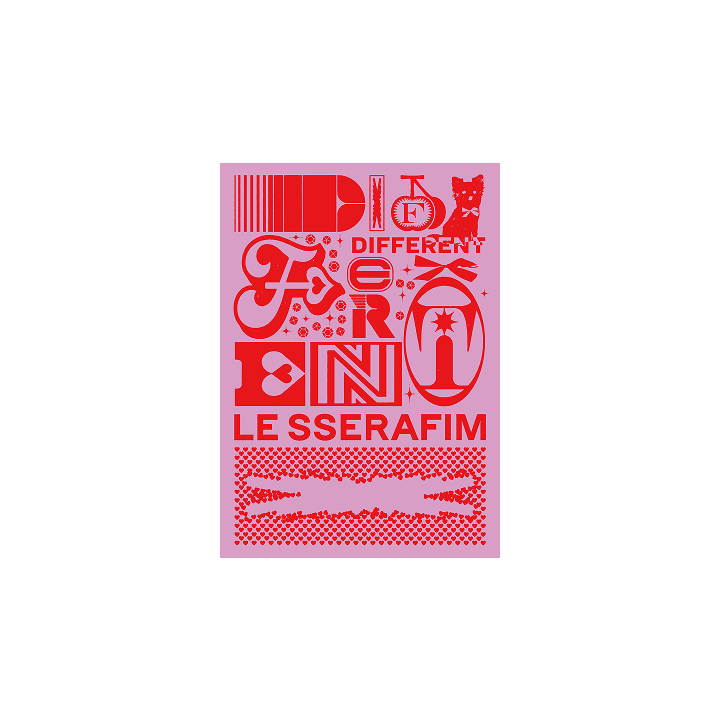 LE SSERAFIM JAPAN 4th Single 'DIFFERENT' (Limited Edition B)