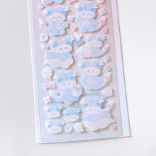 Load image into Gallery viewer, Floro Sticker - Blue Dragon
