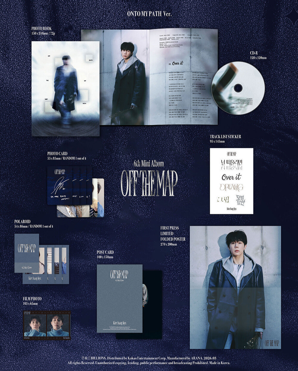 KIM SUNG KYU 6th Mini Album 'OFF THE MAP' – K-POP BAZAAR