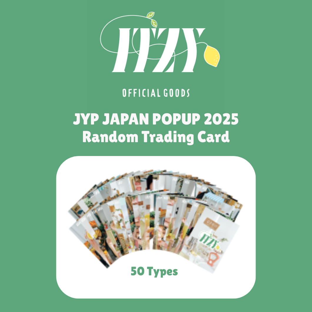 ITZY 'JYP JAPAN POPUP STORE 2025' Official MD - RANDOM TRADING CARD